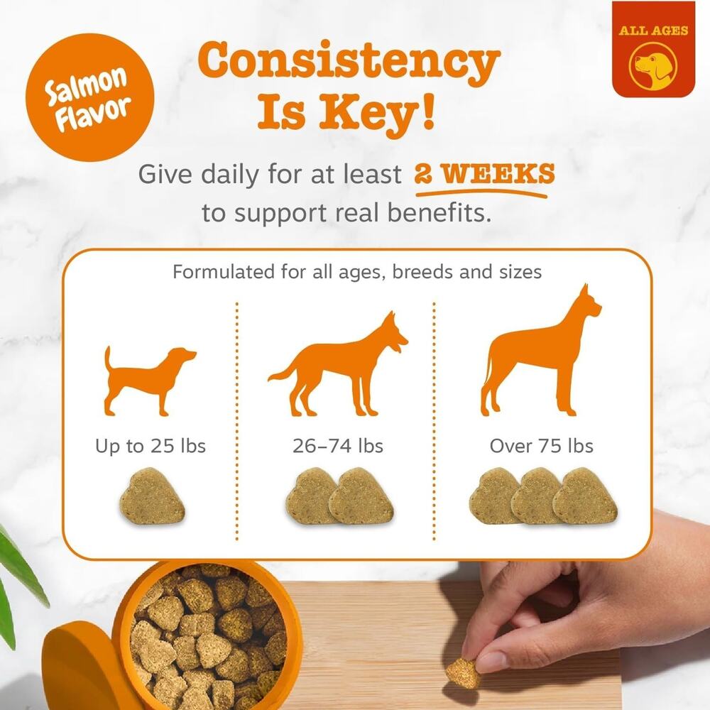 Zesty Paws Allergy & Immune Bites for Dogs – New (90 Soft Chews) Exp 2027 - Picture 5 of 6